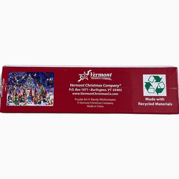 Christmas gnomes jigsaw puzzle vermont christmas company randy wollenmann 500 pc - Picture 6 of 10